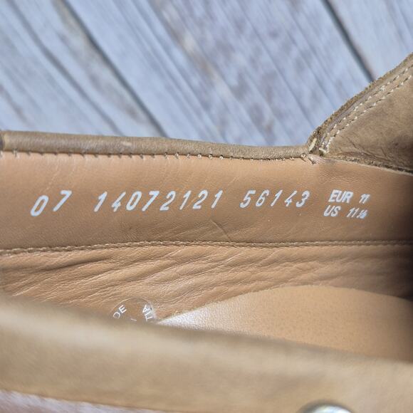 Mephisto Boating Spinnaker Grizzly Brown Leather Deck Shoes Men's Sz 11.5 (GUC) - Picture 9 of 9